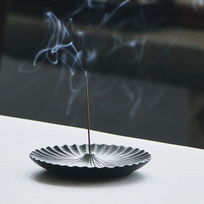 息香浮嶺香盤_Fuji Ripple Ceramic Incense Plate