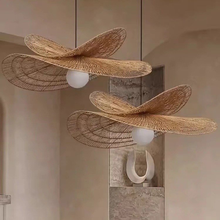 Lotus Weave Pendant Light