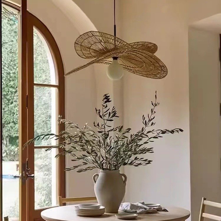Lotus Weave Pendant Light