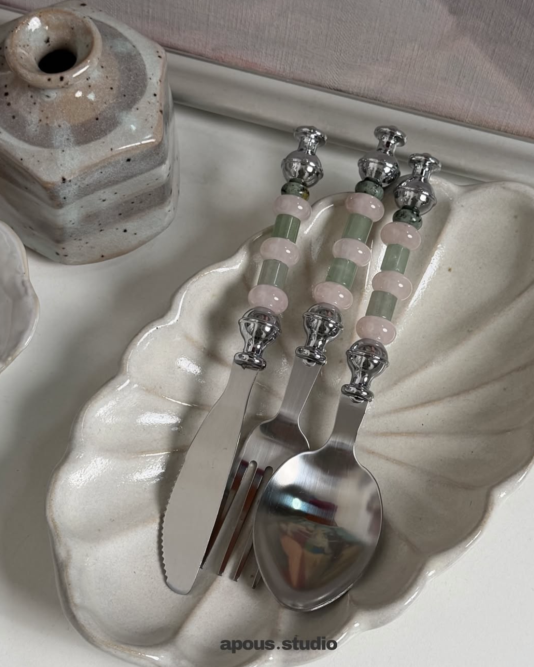 Petal dessert set