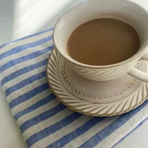French Linen Napkin Riviera Blue 法式亞麻餐巾海岸藍