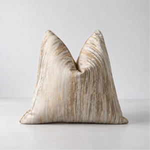 米杏色流砂紋理抱枕 45×45 cm 正面商品照